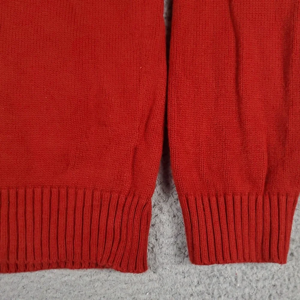 Ralph Lauren Sweater Mens XL Red Pony Casual 1/4 Zip Pullover Sweatshirt